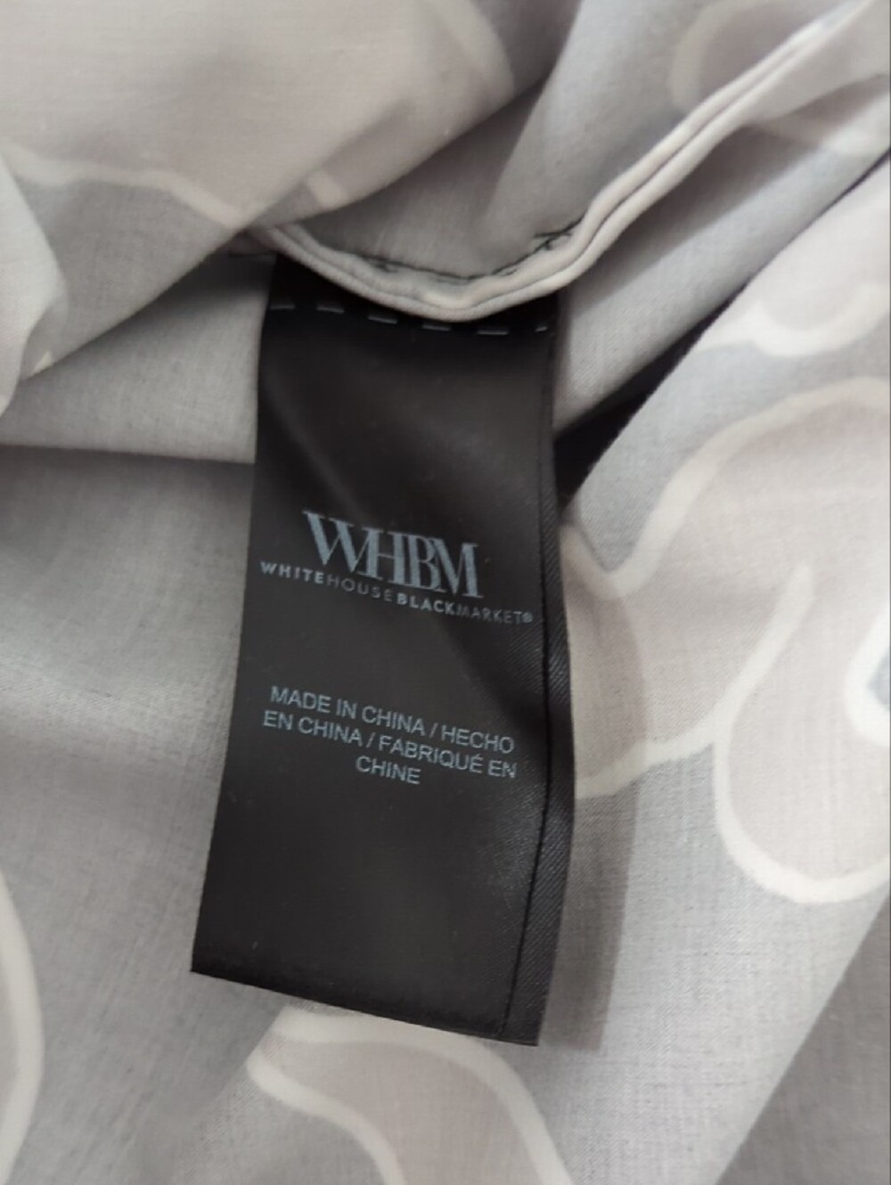 White House Black Market Black & Brown Floral Wrap-Style Midi Dress - Picture 8 of 11